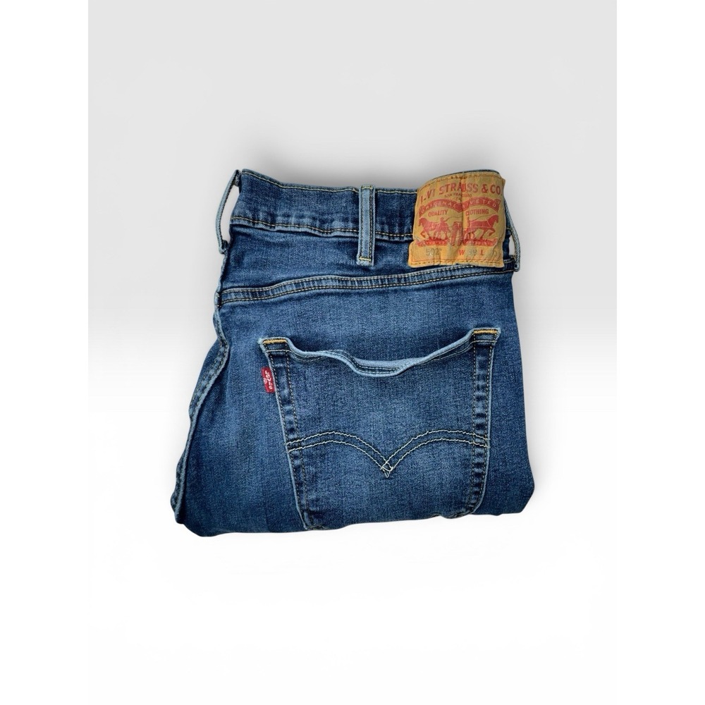 Levi's 502 Regular Taper Jeans Flex Midrise Medium Wash Men's 38x30